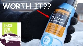 How to Deice a Car  Best Way To Prevent Frost  Test amp Tutorial  Leaselowdown Vlogs [upl. by Perkin]