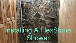 How to Install a New FlexStone Shower [upl. by Jerrilyn]