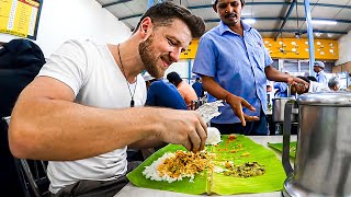 First Time Trying South Indian Thali 🇮🇳 [upl. by Nevak]