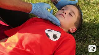 Child CPR  Lay Rescuer [upl. by Einahets]