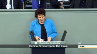 Sabine Zimmermann DIE LINKE Bund muss gegen Tarifflucht bei der Post Stellung beziehen [upl. by Nnednarb]