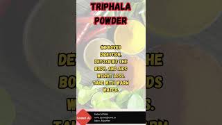 Triphala Churna Benefits  The Ultimate Ayurvedic Detox 🌿 AyurvedPower facts doctor remedy [upl. by Noirb]