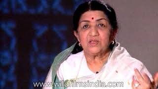 Lata Mangeshkar speaks about Atal Bihari Vajpayee [upl. by Yraunaj184]