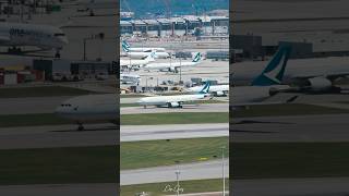 Cathay Pacific A330 trio in action [upl. by Burton812]