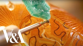 How was it made Glass engraving  Katharine Coleman  VampA [upl. by Trebornhoj721]