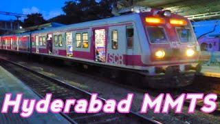 HYDERABAD MMTS Local Train South Central Railways  Indian Railways [upl. by Htezil]