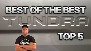 Toyota Tundra Top 5 Of All Time [upl. by Berte610]