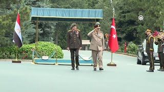 Chief of General Staff Gürak meets with his Egyptian counterpart [upl. by Duck]