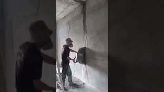 Best saw blade cutting concrete wall perfectly [upl. by Nibor]