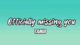 Officially missing you lyrics  Tamia [upl. by Mehs]