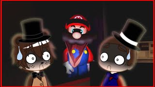 FNAB 1FNAFSMG4 Gacha Club Freddy and Beddy reacts to REMASTERED64 Freddy’s Spaghetteria [upl. by Rodney]