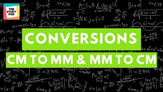 Conversion of cm to mm amp mm to cm  The Study Pod [upl. by Brent706]