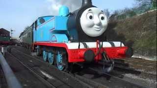 thomas the tank engine and toad the brake van at the Mid Hants Railway [upl. by Einnel]