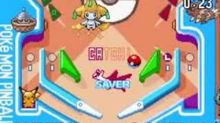 Jirachi in  quotPokemon Pinball  Ruby and Sapphirequot [upl. by Eylhsa]