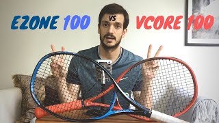 Yonex Vcore 100 x Yonex Ezone 100 [upl. by Merwyn195]