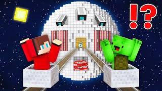 How JJ and Mikey Found Road To SAFEST Security PLANET in Minecraft Challenge Maizen [upl. by Thain]