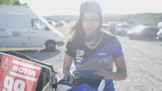 Sara García grabación previo Dakar 2019 TDP [upl. by Betthel]