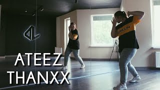 ATEEZ  THANXX Dance Tutorial Русский Туториал [upl. by Berti]