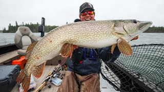 Unbelievable DRIVETO Canadian Pike Fishing [upl. by Maynord]