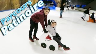 VLOG  PARCOURS FUN à la PATINOIRE [upl. by Ardnasela]