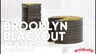 Brooklyn Blackout Cake Shipped To You GOLDBELLY [upl. by Baptista498]