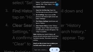 YouTube search history step by step guide deleteyoutubesearchhistory [upl. by Emina]