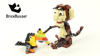 Lego Creator 31019 Forest Animals  Monkey  Lego Speed Build [upl. by Amaso909]