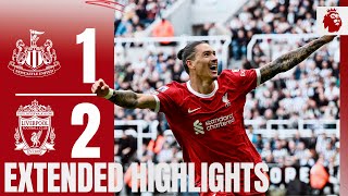 EXTENDED HIGHLIGHTS Newcastle Utd 12 Liverpool  TWO DARWIN NUNEZ GOALS in dramatic comeback [upl. by Alamat299]