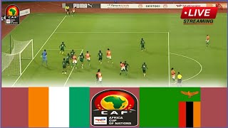 🔴Live Match Ivory Coast vs Zambia  Africa Cup of Nations Qualifiers Match Analysis Full Stream [upl. by Enetsuj29]