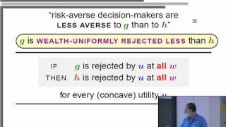 Comparing and Measuring Risks  Sergiu Hart [upl. by Lavona]