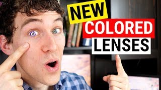 NEW Color Contact Lenses  DAILIES Color Contact Lenses Review Natural Looking [upl. by Otnicaj]