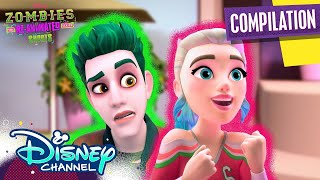 ZOMBIES Mini Bites  ZOMBIES The ReAnimated Series Shorts  Compilation  disneychannel [upl. by Picardi]