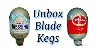 Unboxing Blade Kegs  Messina Cristalli Di Sale  Villacher Märzen [upl. by Chap590]