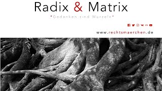 Radix amp Matrix  Ethikbüchlein  Vorwort [upl. by Fernando]