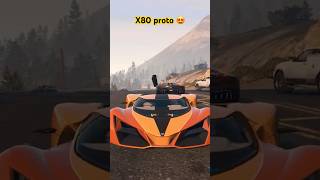 GTA 5 sports car x80 Proto 😍  GTA V MODS  menyoo gta5 ytshorts calmdown [upl. by Hayila]