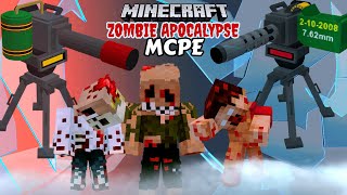 Addon Zombie Apocalypse terbaik MCPE  True Zombie Survival [upl. by Agata540]