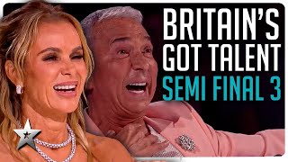 Britains Got Talent 2024 Semi Final 3  ALL AUDITIONS [upl. by Haleehs]