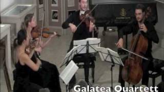 Galatea Quartet  Mendelssohn String Quartet in E minor op44 no2 II Presto agitato [upl. by Aivatnuhs]