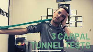 Carpal Tunnel Syndrome 3 AtHome Tests [upl. by Enohsal]