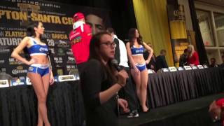 David Benavidez FACE OFF  esnews boxing [upl. by Josephine]