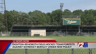 DightonRehoboth girls field hockey team forfeits game due to male player [upl. by Eadith]