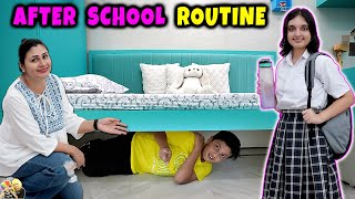 AFTER SCHOOL ROUTINE  Family daily real life routine  Aayu and Pihu Show [upl. by Ricki]