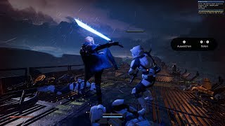 Gameplay Snippet of Star Wars Jedi Fallen Order on Linux via LutrisProton [upl. by Dirgis505]