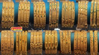 Latest bangles collection with weightGold banglesAnamil banglesParty wear bangles with weight [upl. by Sabine]