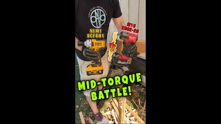 Mid  Torque Showdown Milwaukee 296220 VS NEW DeWALT DCF891 [upl. by Leunamme]