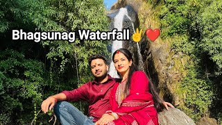 Itna pyara waterfall🤩  Mcleodganj  Bhagsunag Waterfall  HPCA Stadium  Dharamshala Diaries ✌️ [upl. by Harrus152]