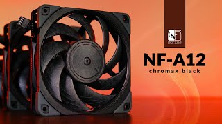 Noctua NFA12x25 Chromax  Absolute Best 120mm Fan [upl. by Skill]