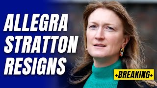 Allegra Stratton Resigns [upl. by Rosenfeld221]