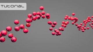 C4D Tutorial Thinking Particles Spline Path [upl. by Yevreh]