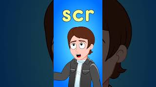 SCR Consonant Blend Song  Learn to Read shorts [upl. by Oirtemed840]